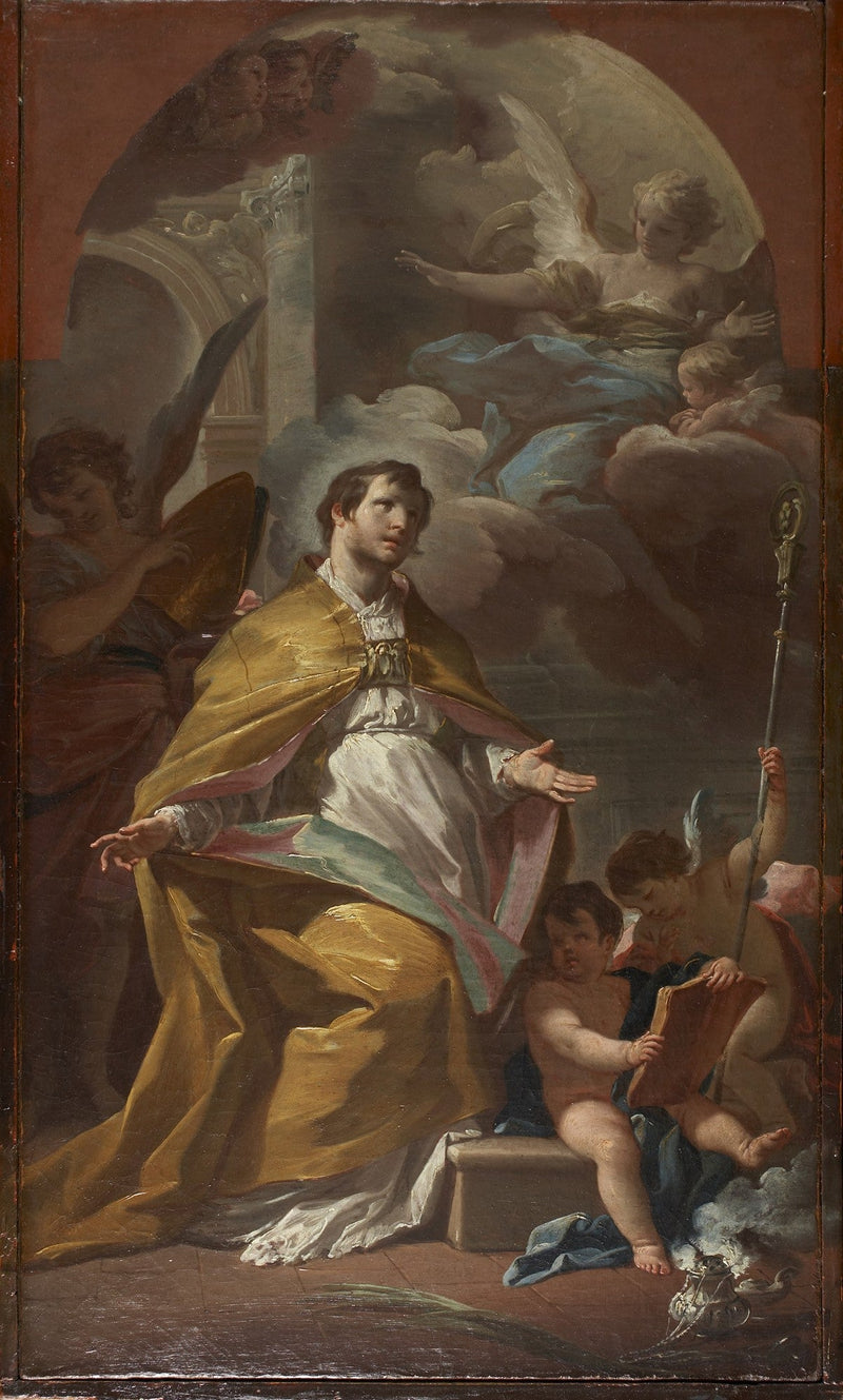 Saint biskop i bön - Corrado Giaquinto