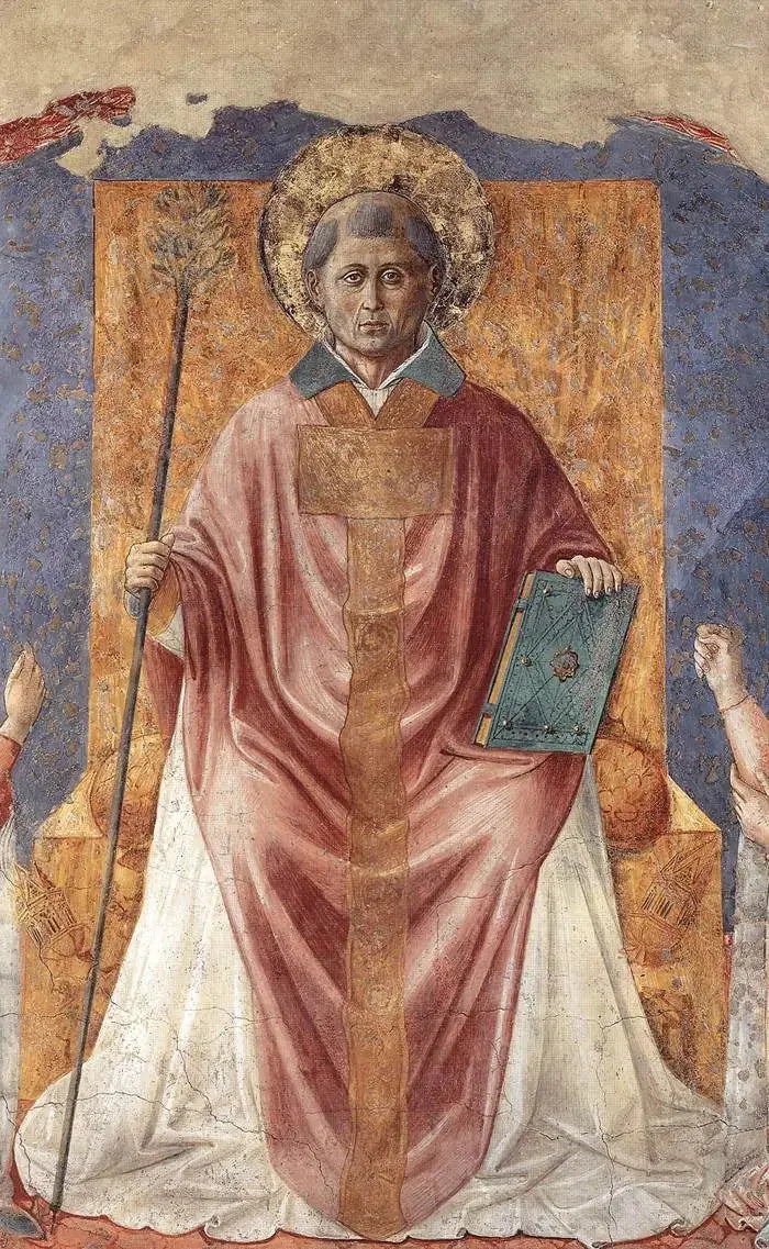 Saint Fortunat invigt - Benozzo Gozzoli