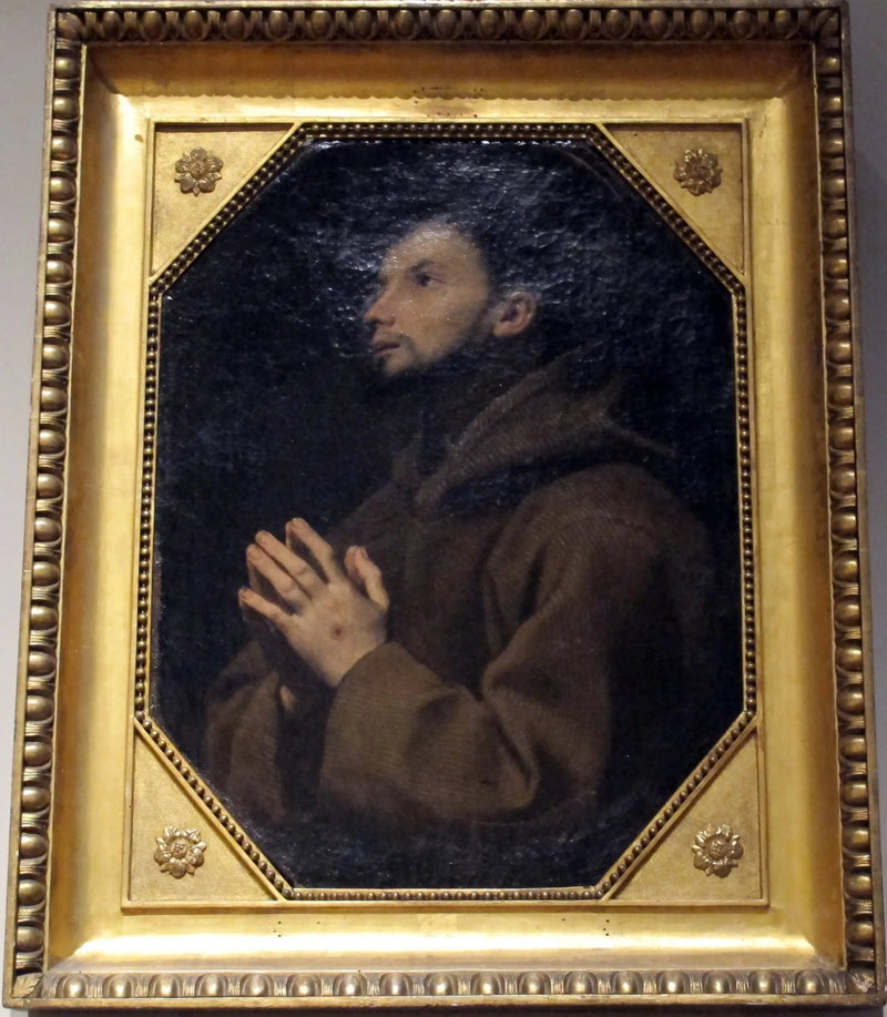 Saint François d'Assise i bön - Lorenzo Lippi