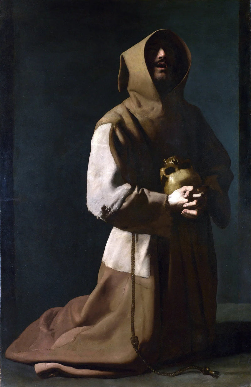 Saint François i meditation - Francisco de Zurbarán