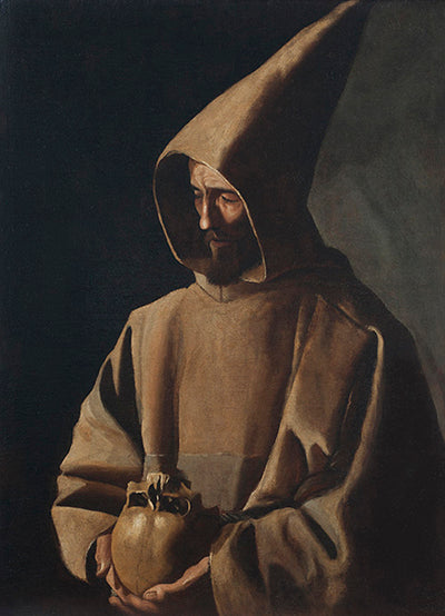 Saint François i meditation - Francisco de Zurbarán