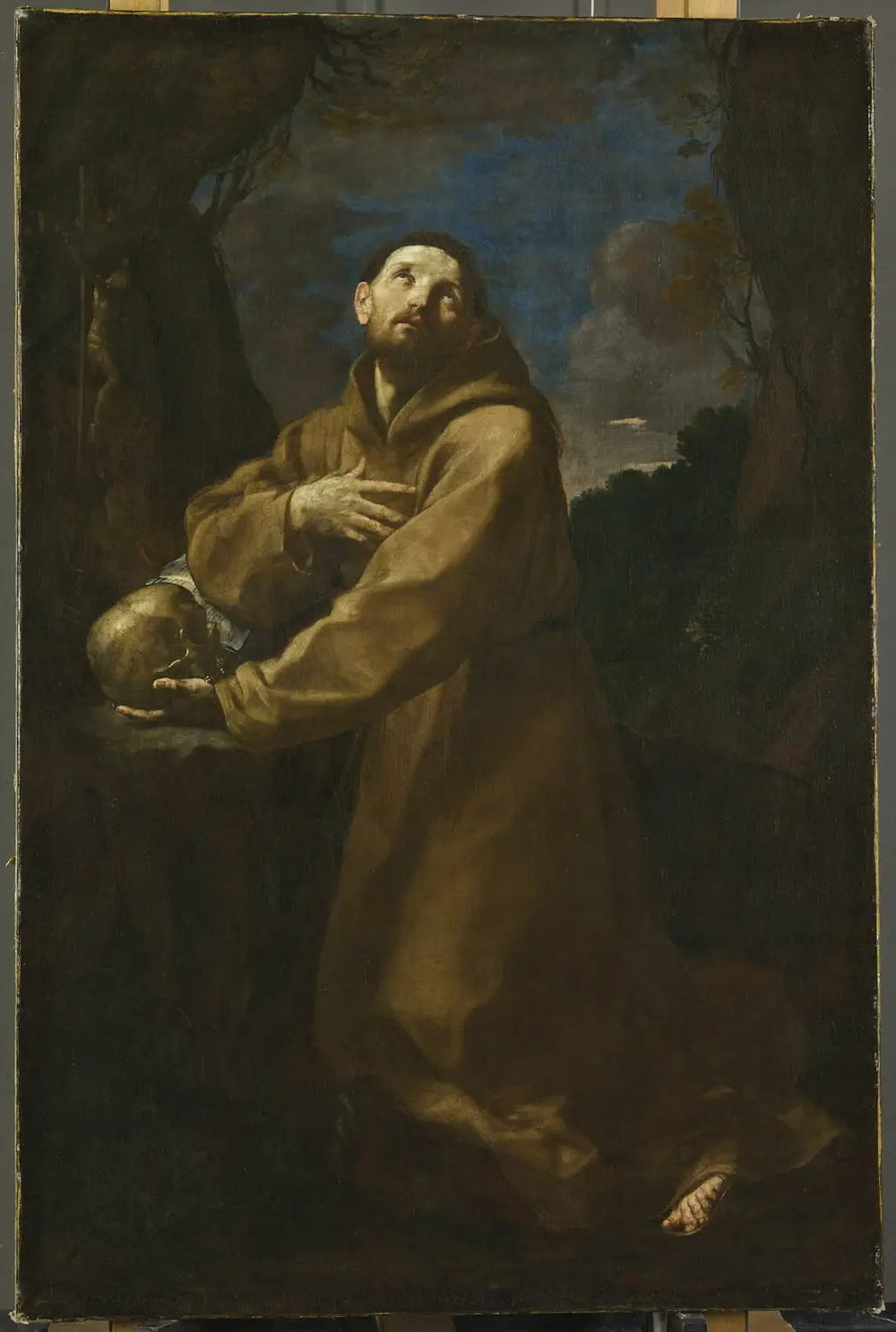 Saint François en méditation - Guido Reni - Alpha Reproduction