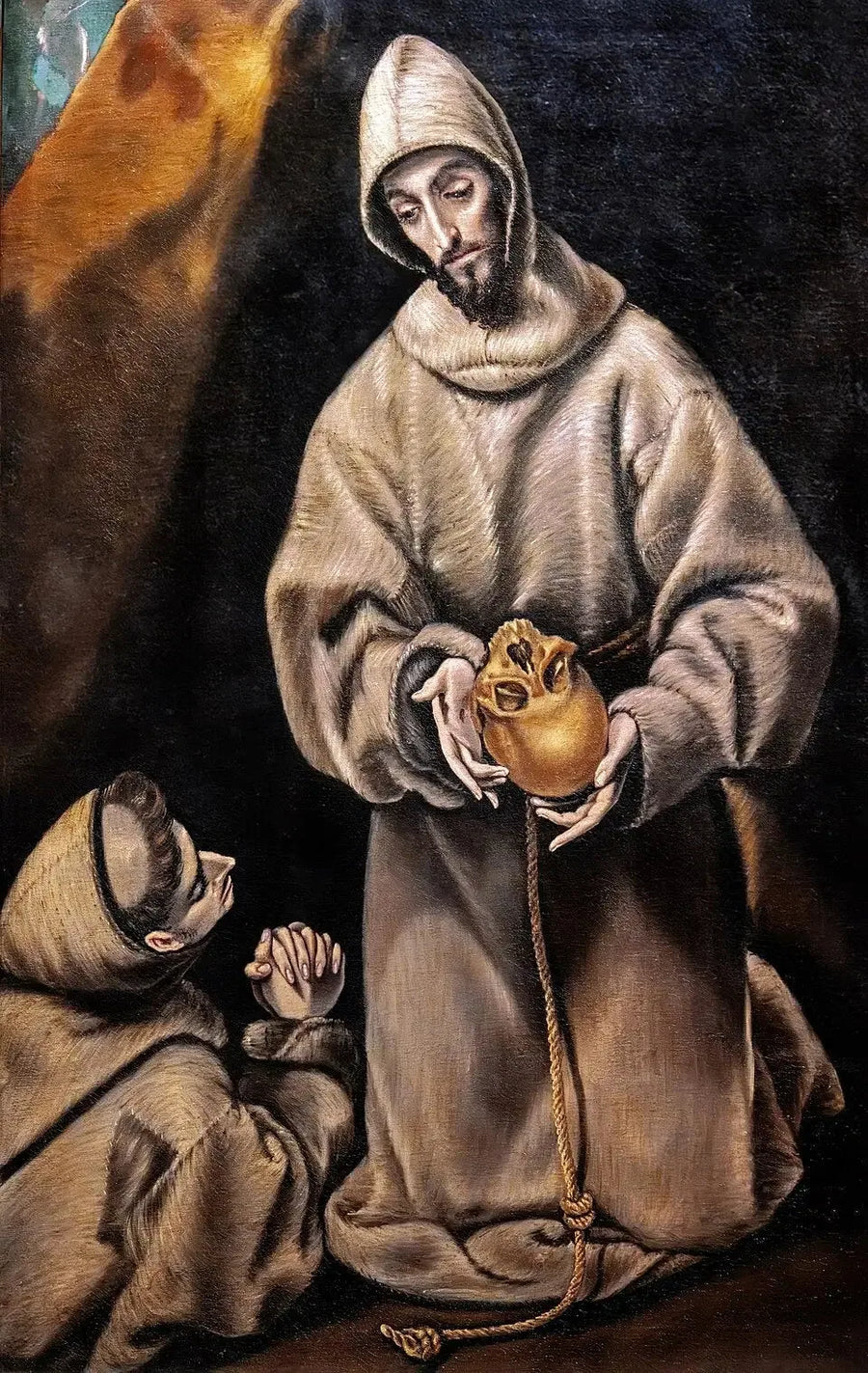 Sankt Franciskus och broder Léon - El Greco