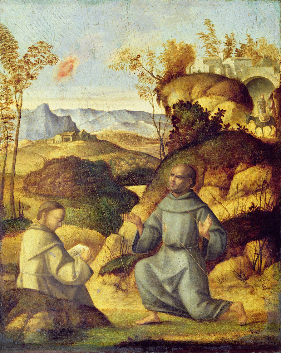 Saint François mottar stigmatiska märken - Cima da Conegliano