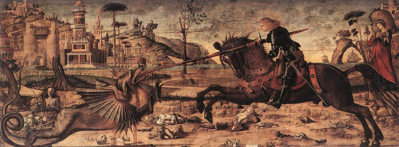 Saint Georges och draken - Vittore Carpaccio