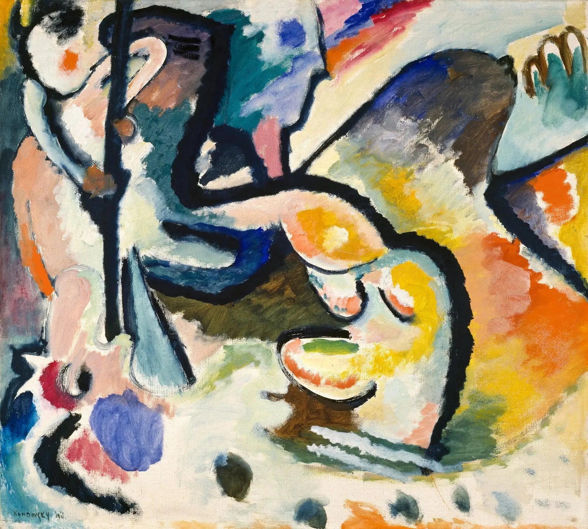 Saint Georges III - Vassily Kandinsky image 1 tableau peint à l’huile sur toile