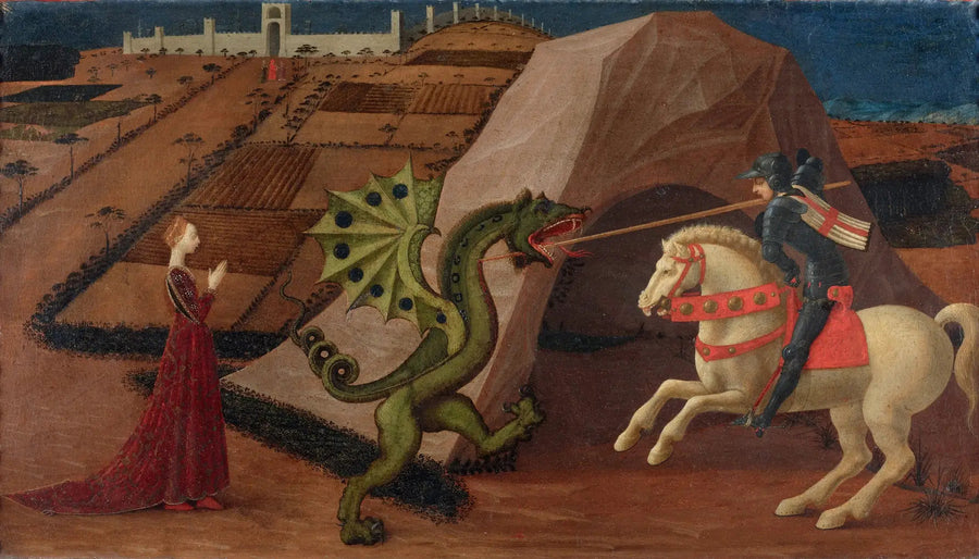 Saint Georges som besegrar draken - Paolo Uccello