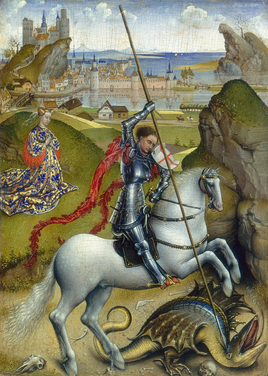 Saint Georges som besegrar draken - Rogier van der Weyden
