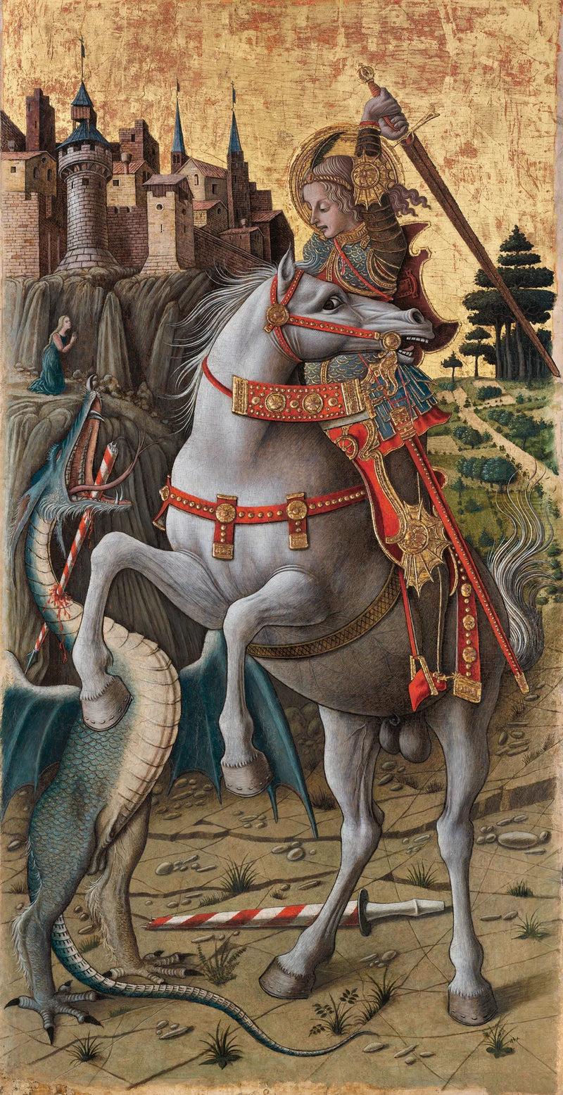 Saint Georges dödar draken - Carlo Crivelli