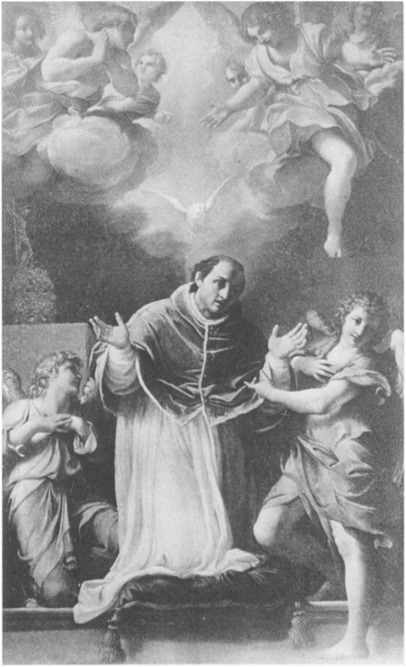 Saint Grégoire i bön - Annibale Carracci