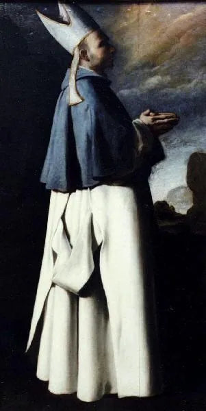 Saint Hugues, biskop av Grenoble - Francisco de Zurbarán