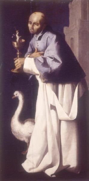 Saint Hugues, biskop av Lincoln - Francisco de Zurbarán