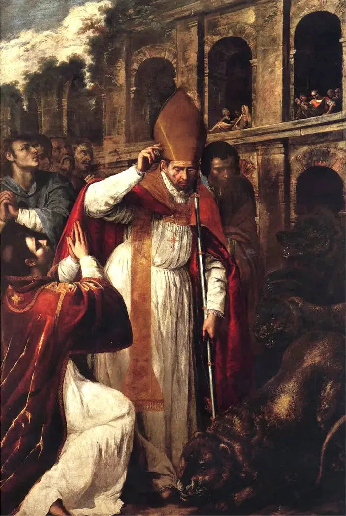 Saint Janvier i Pozzuoli-amfiteatern - Artemisia Gentileschi
