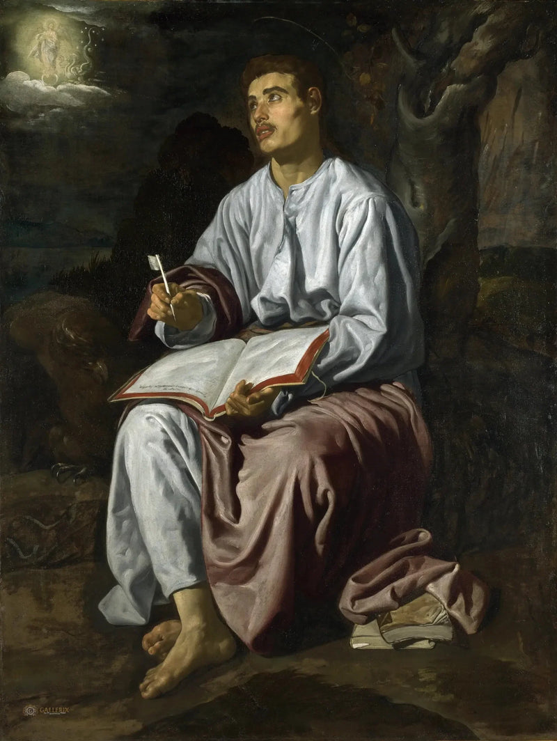 Saint Jean på Patmos - Diego Velázquez