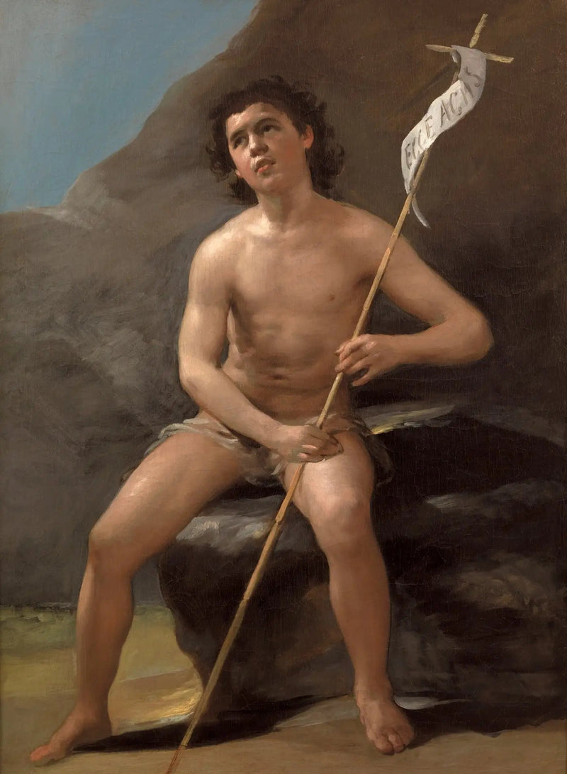 Sankt Johannes Döparen i öknen - Francisco de Goya