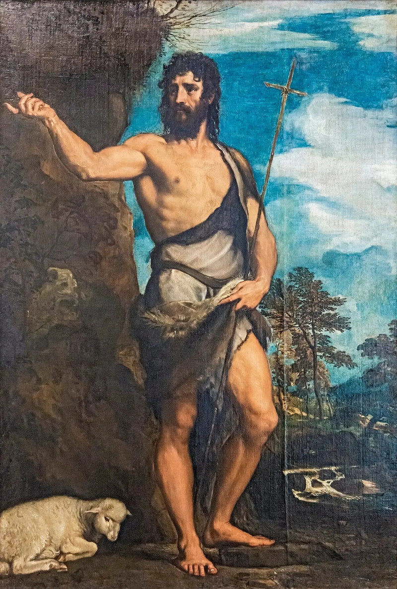 Saint Jean-Baptiste i öknen - Titian