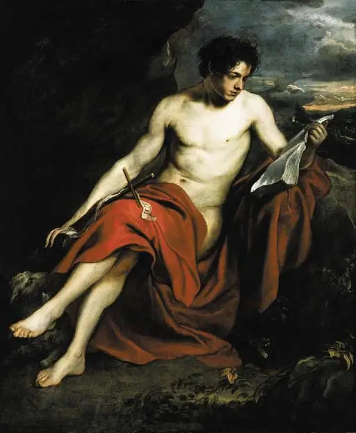 Saint Jean-Baptiste i öknen - Antoine van Dyck