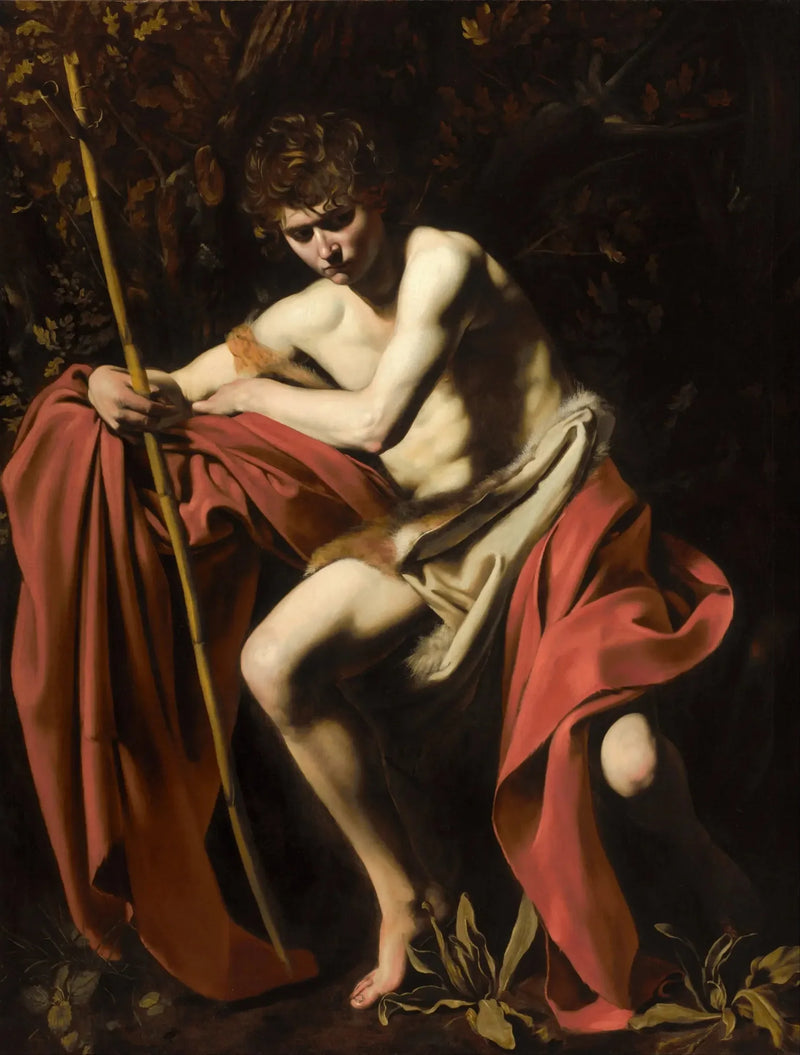 Sankt Johannes Döparen i öknen - Caravaggio