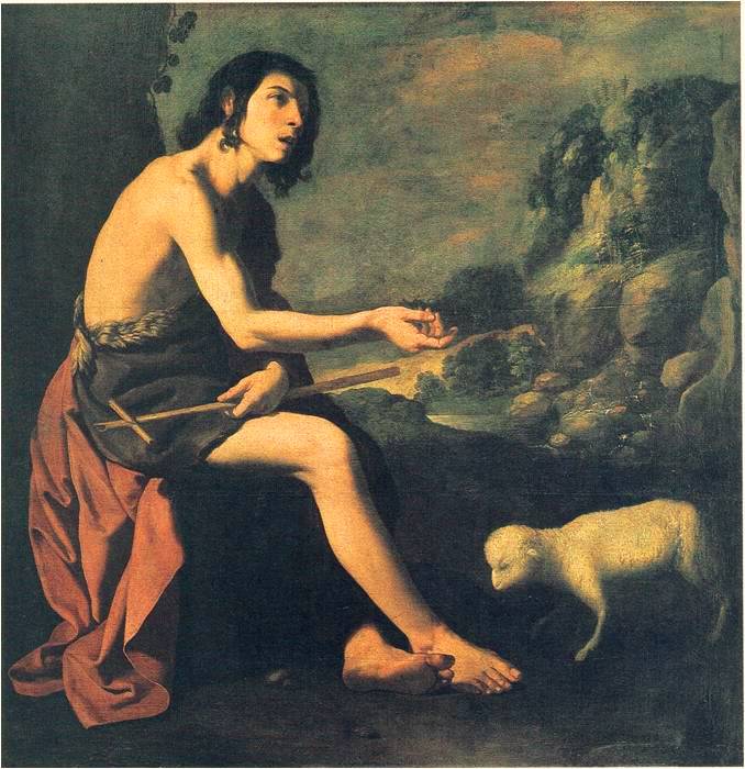 Saint Jean-Baptiste i öknen - Francisco de Zurbarán