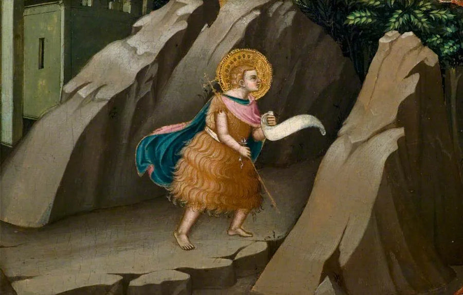 Saint Jean-Baptiste som går in i öknen - Lorenzo Monaco