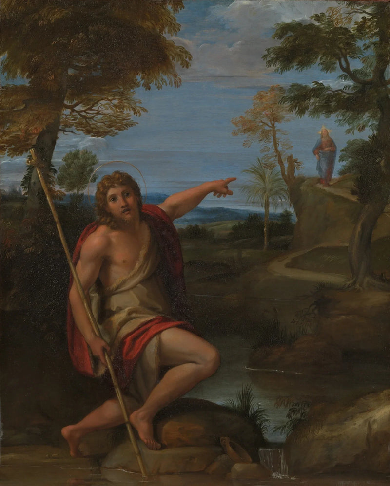 Saint Jean-Baptiste vittnar - Annibale Carracci