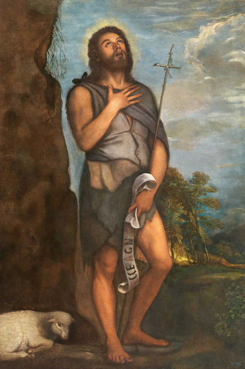 Sankt Johannes Döparen - Titian