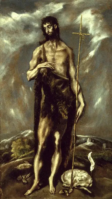 Sankt Johannes Döparen, Valence - El Greco