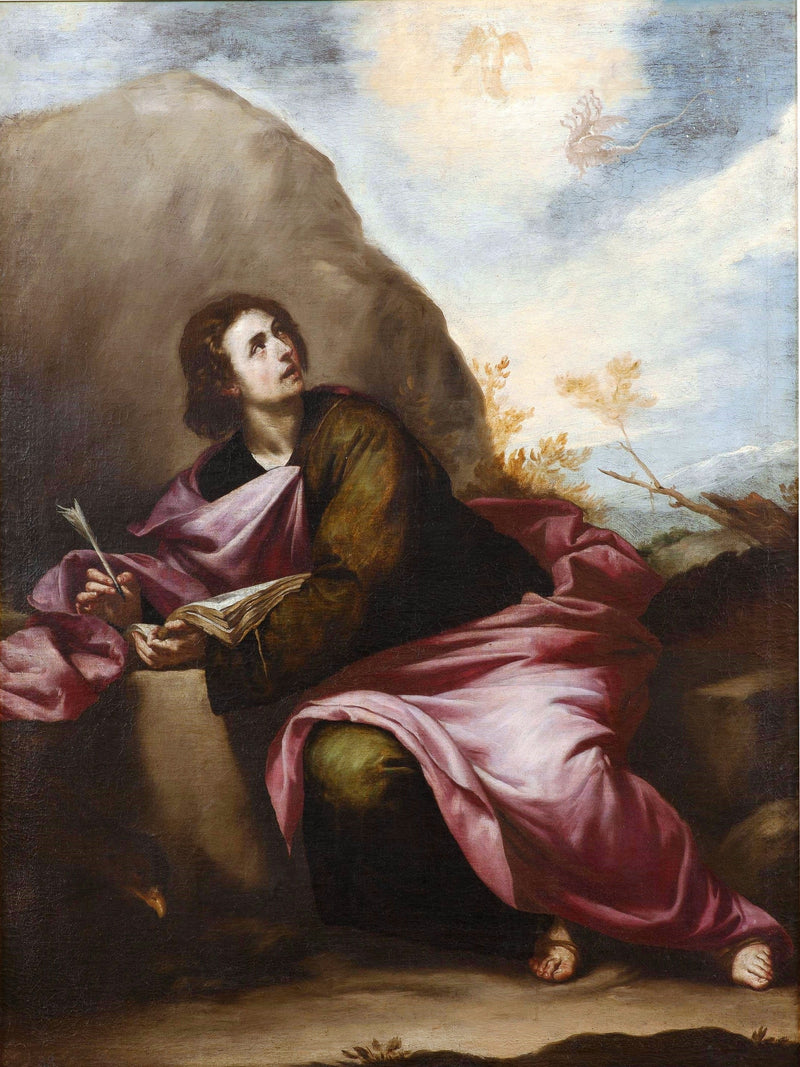 Saint Jean l'Évangéliste à Patmos - Alonso Cano