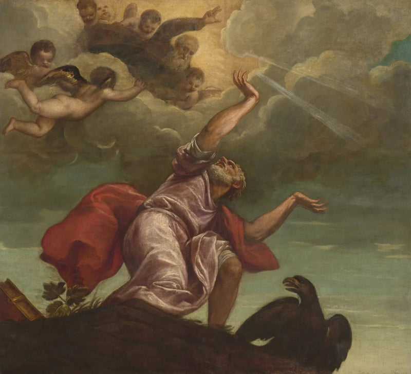 Sankt Johannes Evangelisten på Patmos - Titian