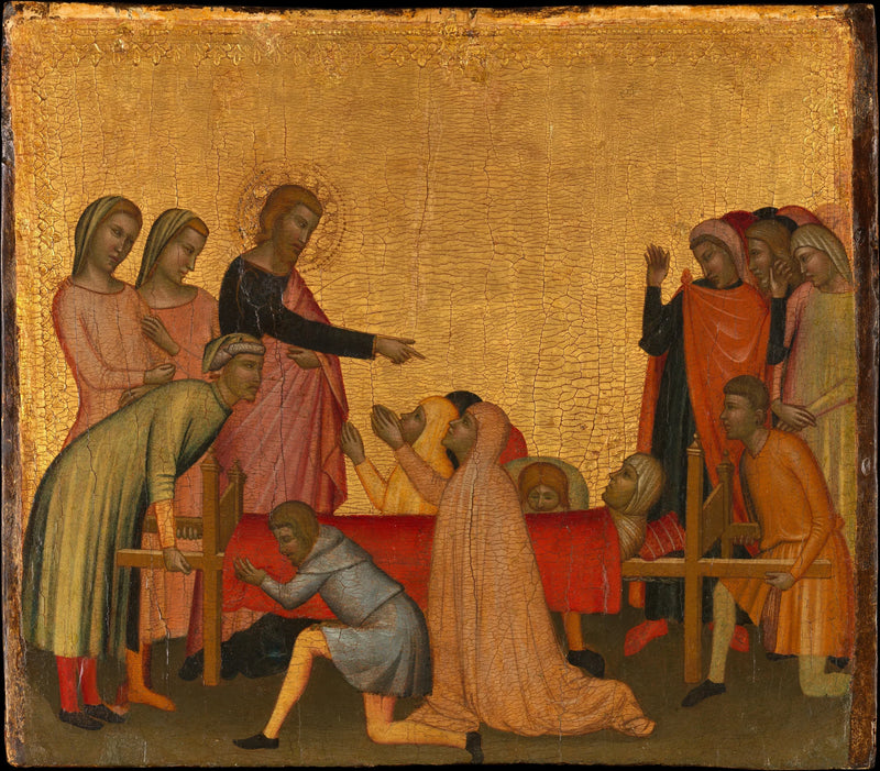 Saint Jean l'Évangéliste väcker Satheus - Francescuccio Ghissi