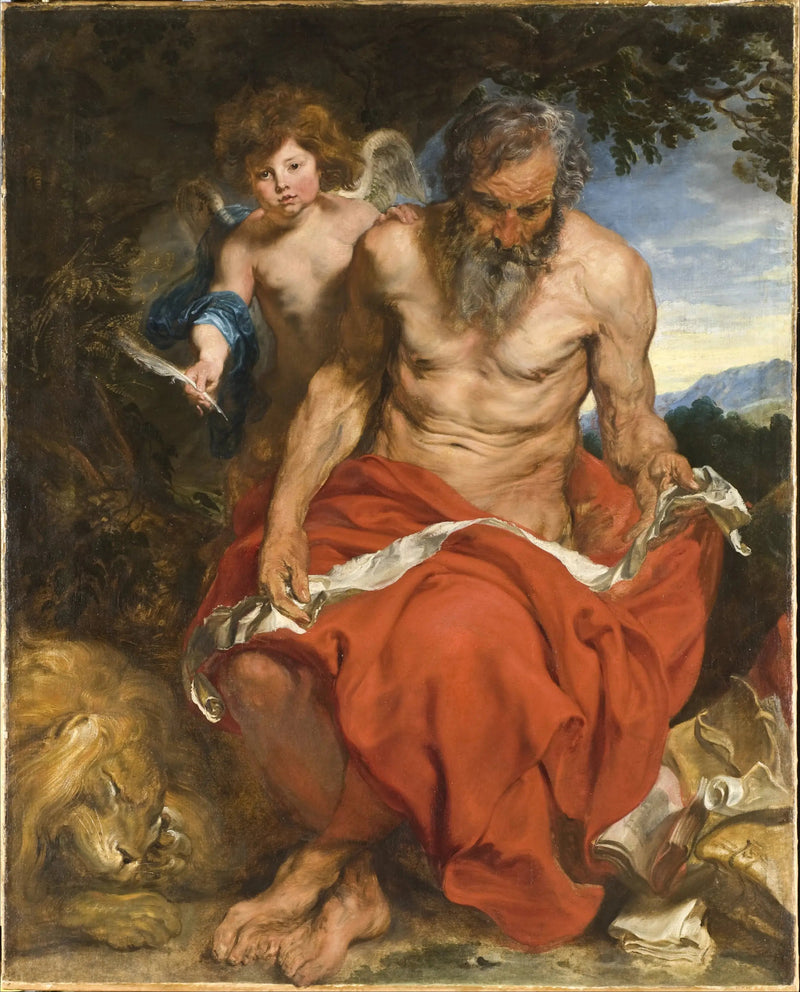 Sankt Jerome - Antoine van Dyck