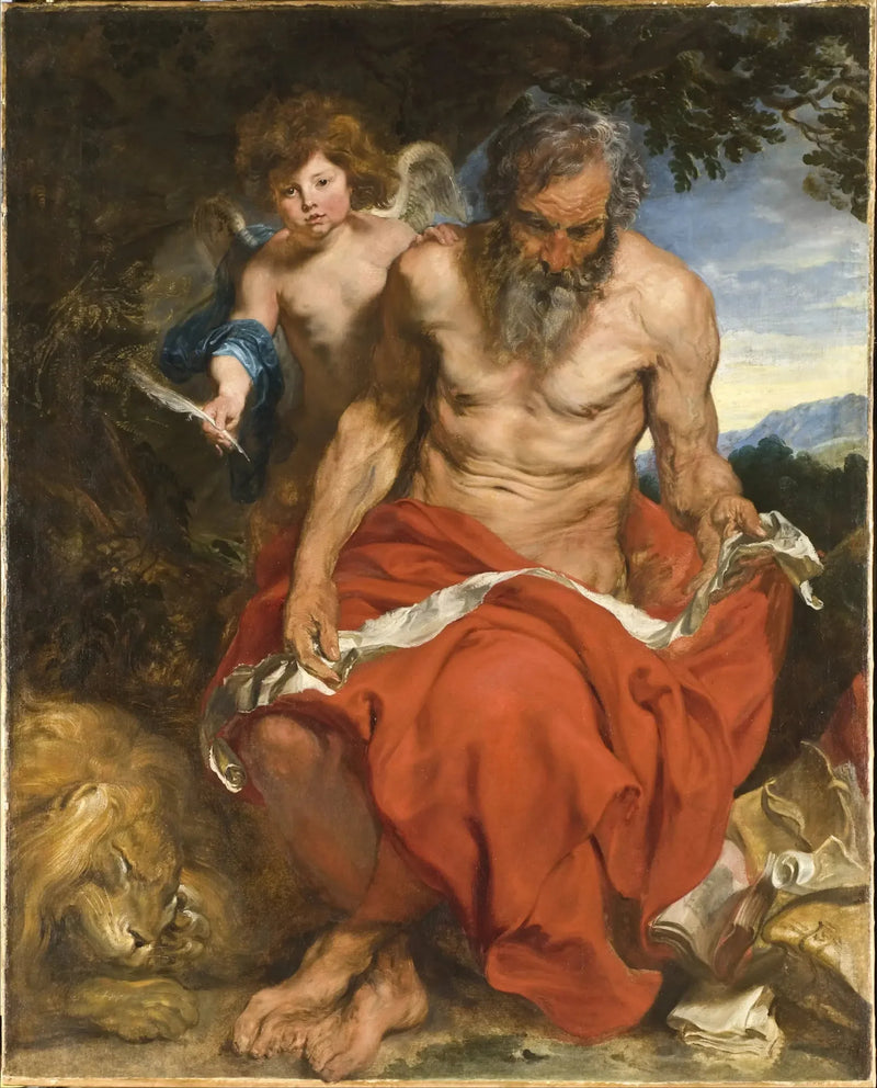 Sankt Jerome - Antoine van Dyck