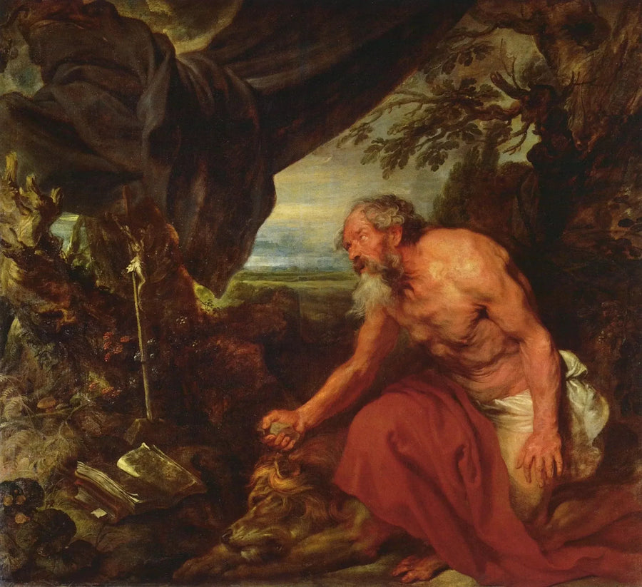 Sankt Jerome - Antoine van Dyck