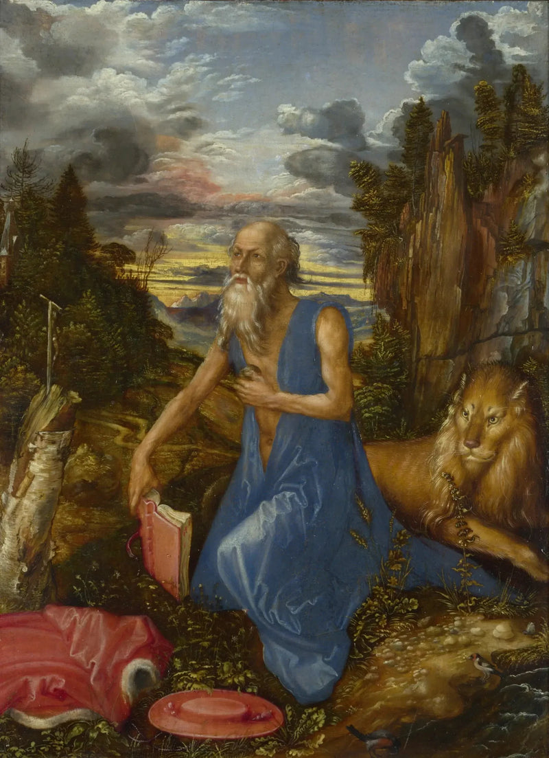 Sankt Hieronymus i öknen - Albrecht Dürer