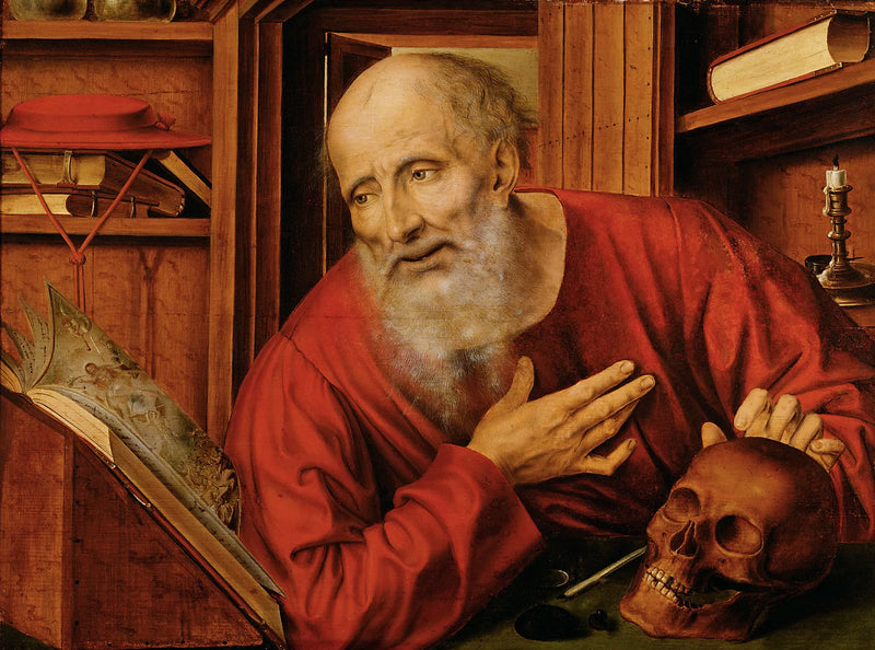 Saint Jérôme i sin cell - Quentin Metsys