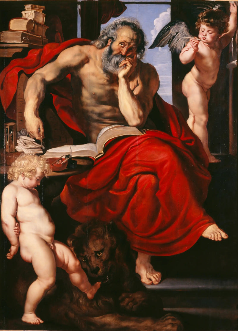 Sankt Hieronymus i sitt kontor - Peter Paul Rubens