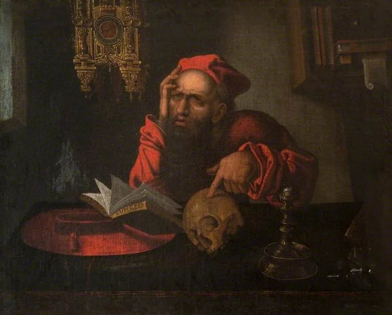 Saint Jérôme i sitt arbetsrum - Joos van Cleve