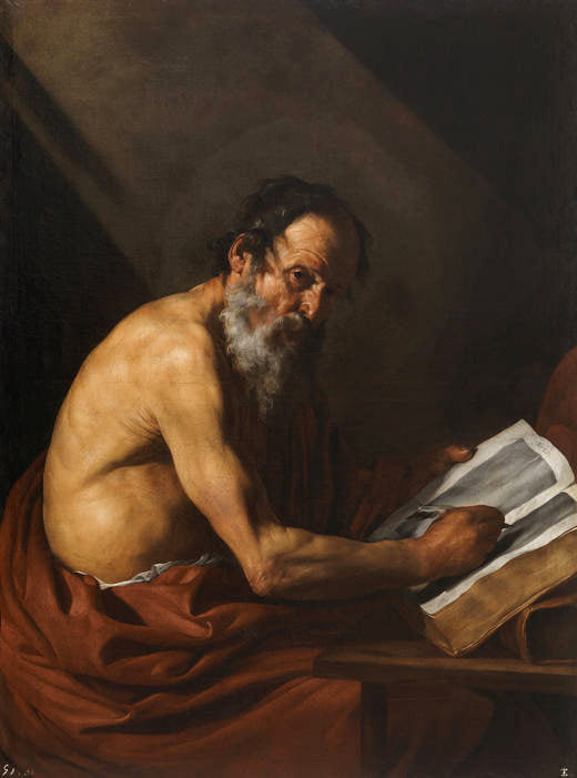 Saint Jérôme écrivant - Jusepe de Ribera - Alpha Reproduction