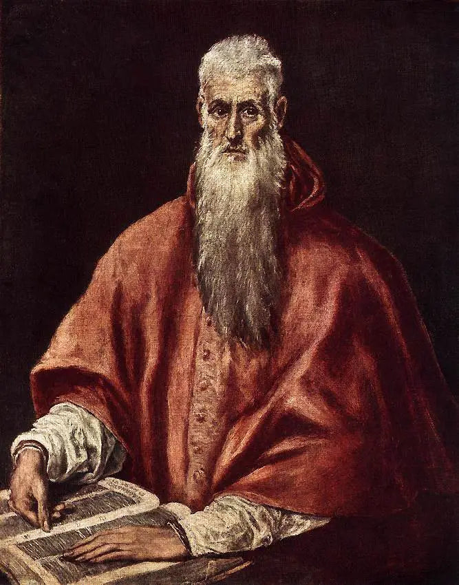 Sankt Hieronymus som kardinal - El Greco