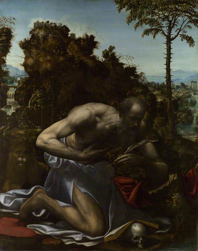Saint Jérôme en pénitence - Il Sodoma (Giovanni Antonio Bazzi) - Alpha Reproduction