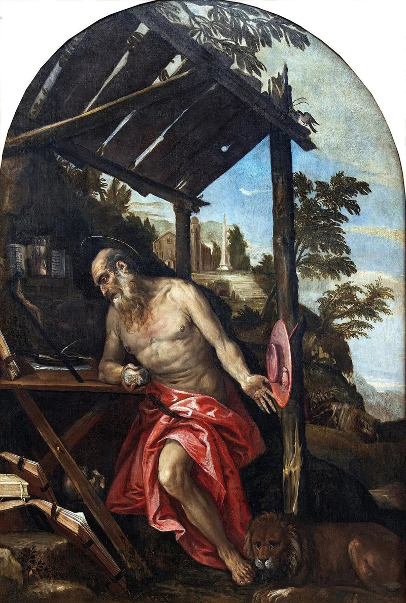 Sankt Hieronymus i botgöring San Girolamo pénitente - Paul Véronèse