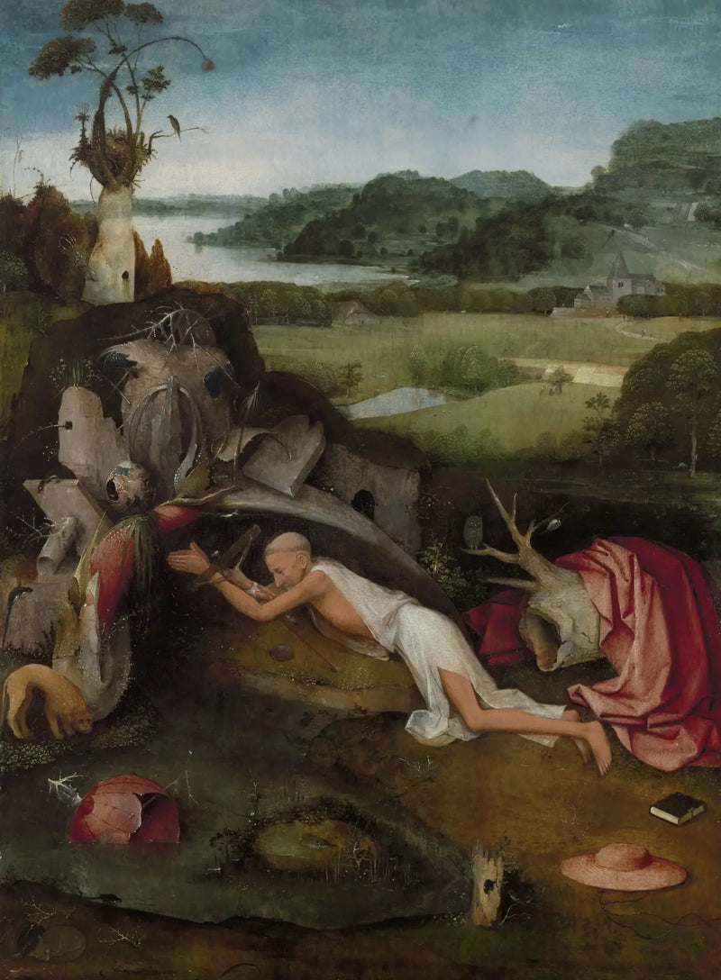 Sankt Hieronymus i bön - Hieronymus Bosch