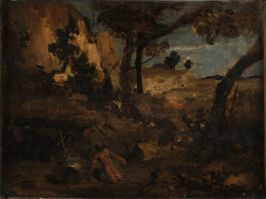 Sankt Hieronymus - Jean-Baptiste Camille Corot