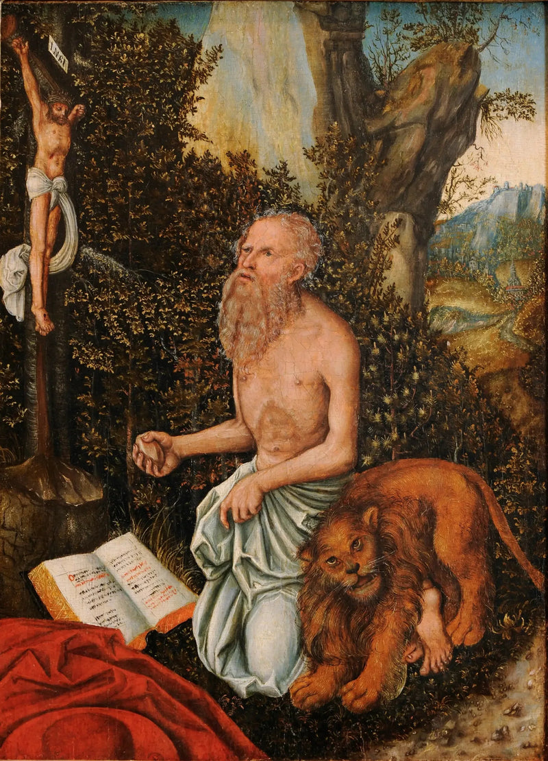 Saint-Jérôme - Lucas Cranach den äldre