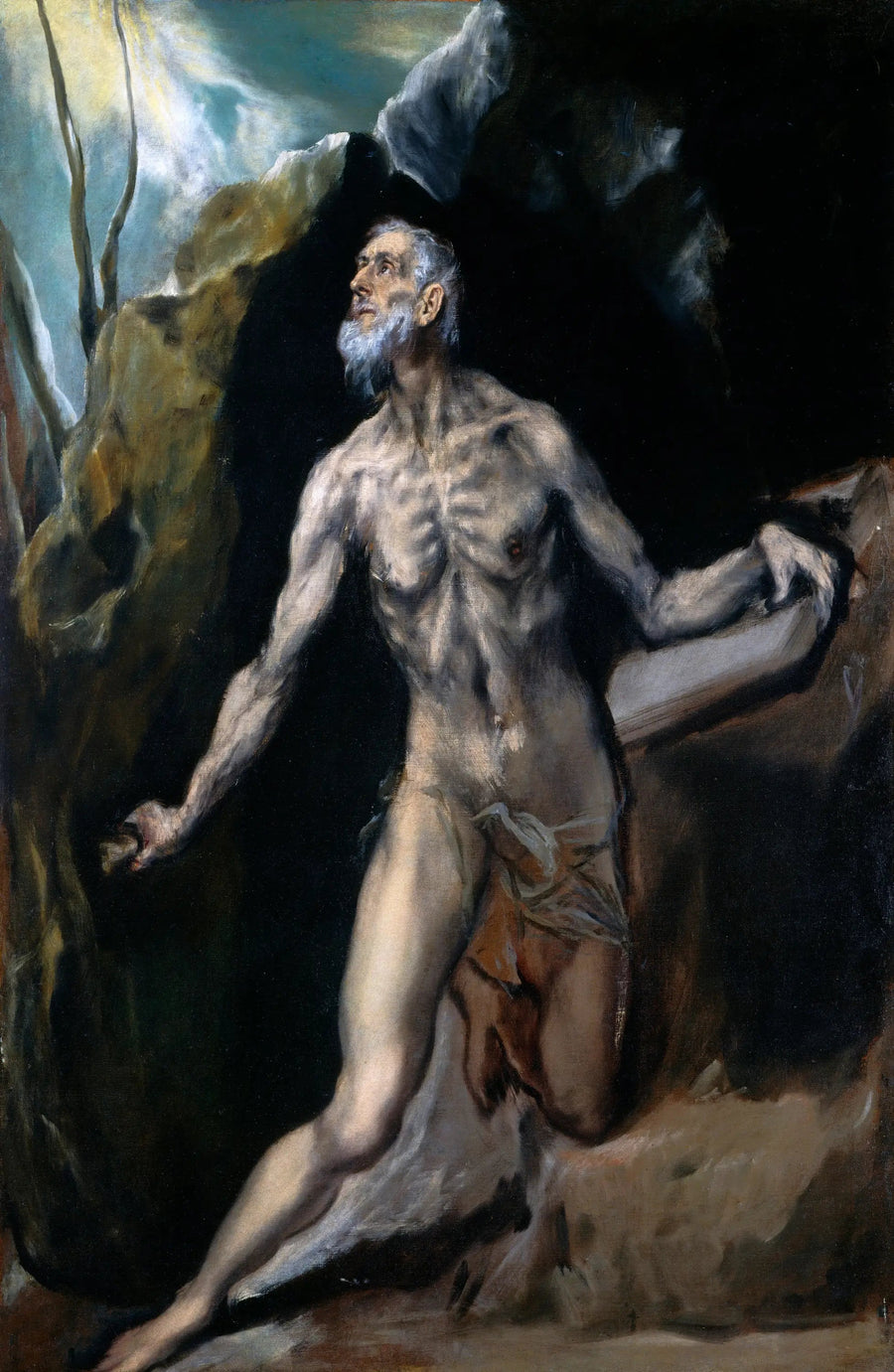 Saint Jérôme ångrare - El Greco