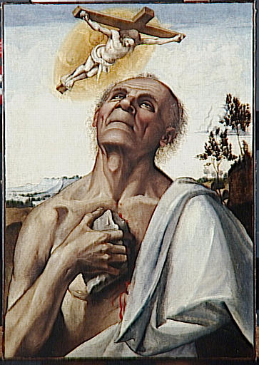 Saint Jérôme penitente i extas - Luca Signorelli