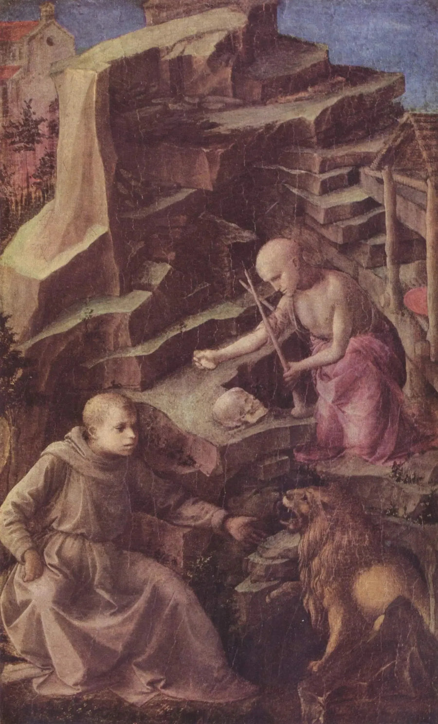 saint Jérôme penitenten - Fra Filippo Lippi