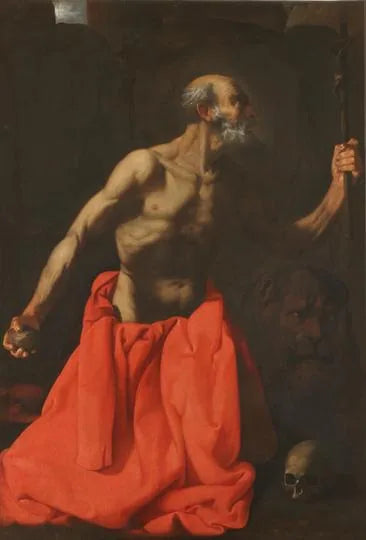 Saint Jérôme penitenten - Francisco de Zurbarán