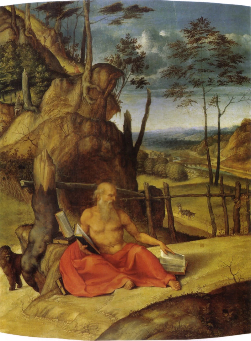 Saint Jérôme penitenten - Lorenzo Lotto