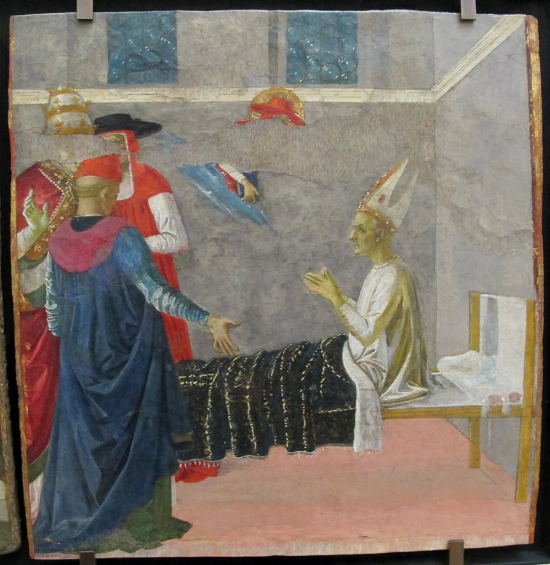 Saint Jérôme väcker kardinalen Andrea - Pietro Perugino